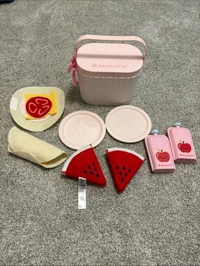 American Girl Bitty Baby Treat For Two Picnic Set